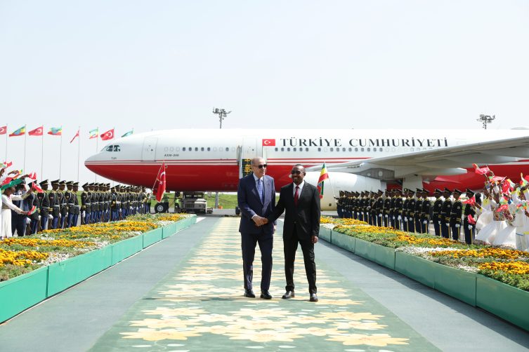 Rəcəb Tayyib Ərdoğan Efiopiyada rəsmi səfərdədir