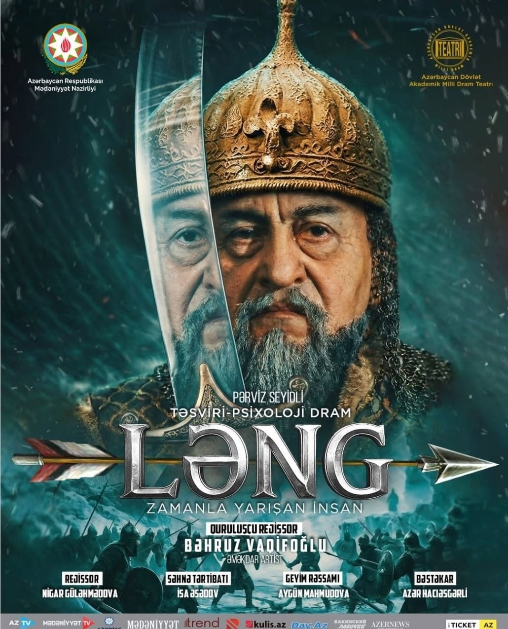 Azərbaycan Dövlət Akademik Milli Dram Teatrında Əmir Teymurun daxili savaşı – “LƏNG” tamaşası təqdim olunacaq