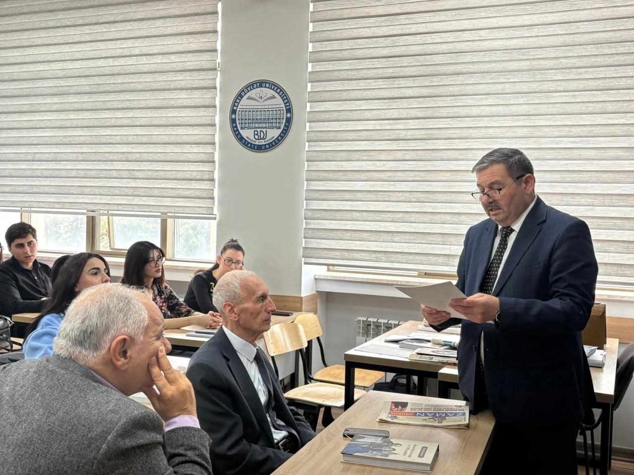 Jurnalistika fakültəsində Eldəniz Həsənovun “Həsən bəy Zərdabi və Tiflis mühiti” kitabının təqdimatı keçirilib