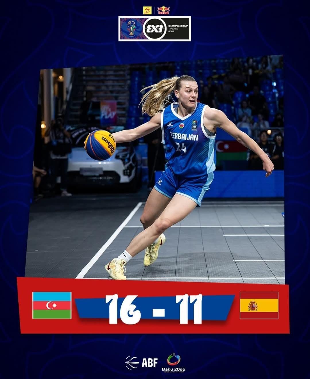 Azərbaycan basketbolçuları yarımfinalda!