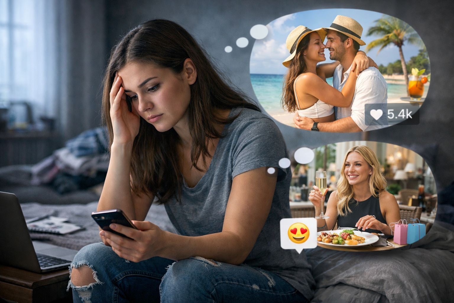 Sosial m&uuml;qayisə sindromu: &ldquo;ideal həyat&rdquo; ill&uuml;ziyası insan psixologiyasını necə dəyişir?
