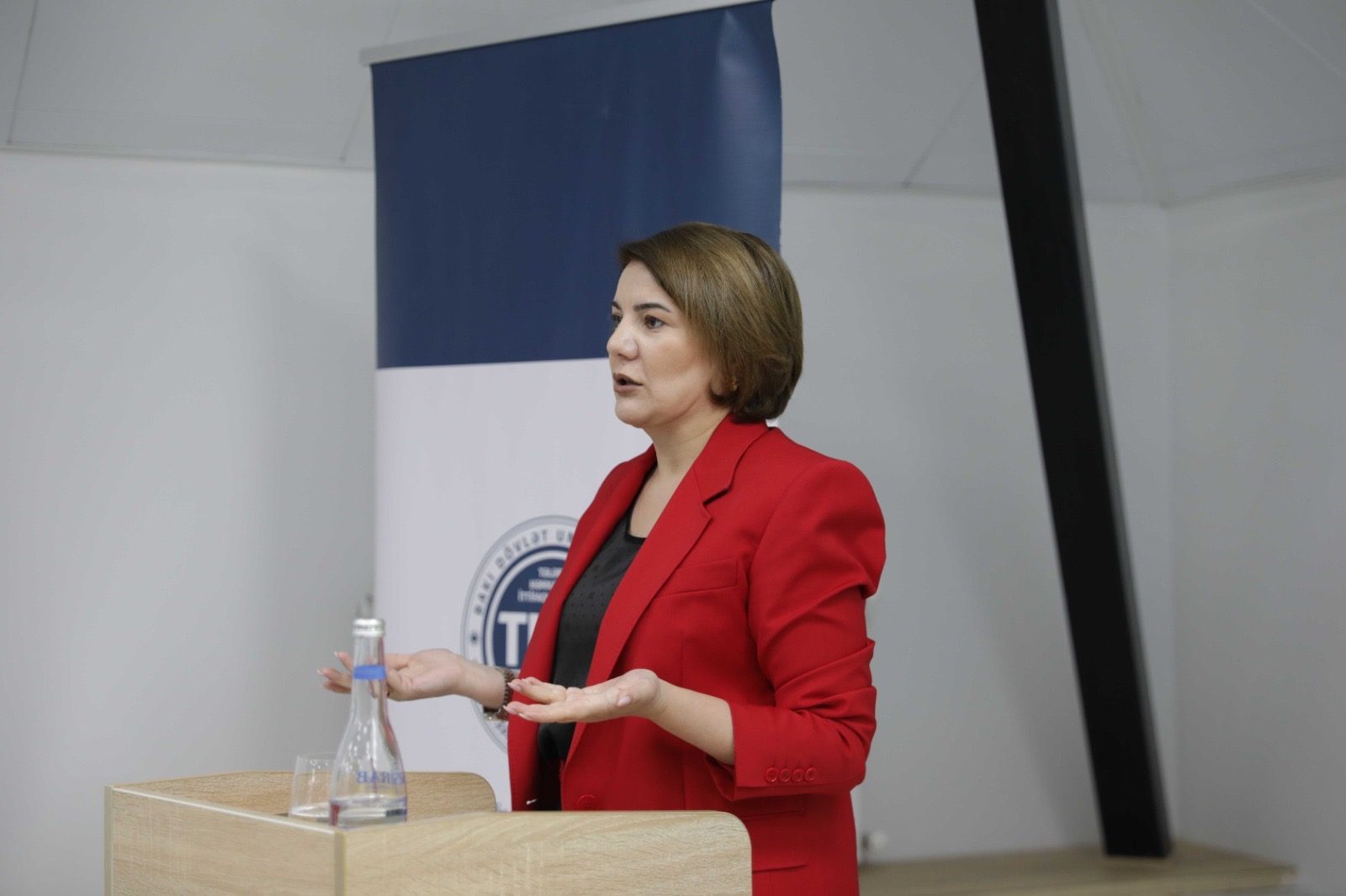 BDU-da “Danışır təcrübə” layihəsinin növbəti qonağı “APA Media Group”un prezidenti Vüsalə Mahirqızı olub