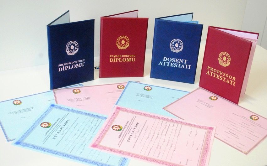 Elmi dərəcə və elmi ad alma prosesi və qarşıya çıxan tələblər