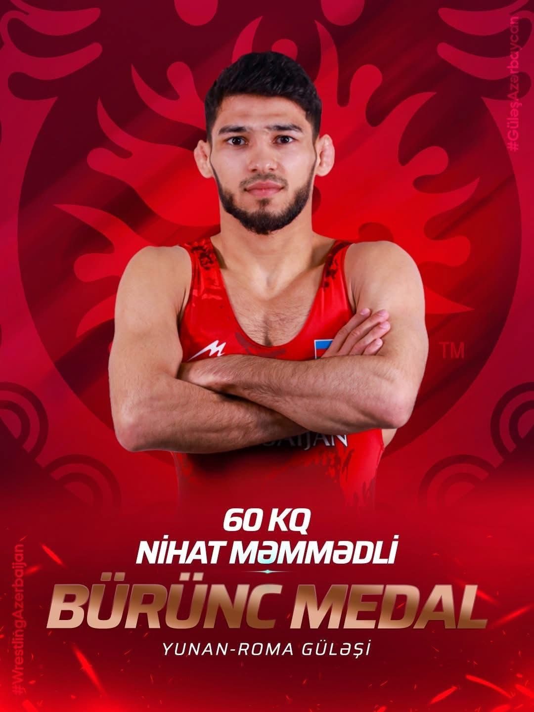 Nihat Məmmədli Avropa çempionatında bürünc medal qazanıb