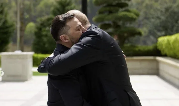 Zelenski Qəbələdən paylaşım edib - Foto