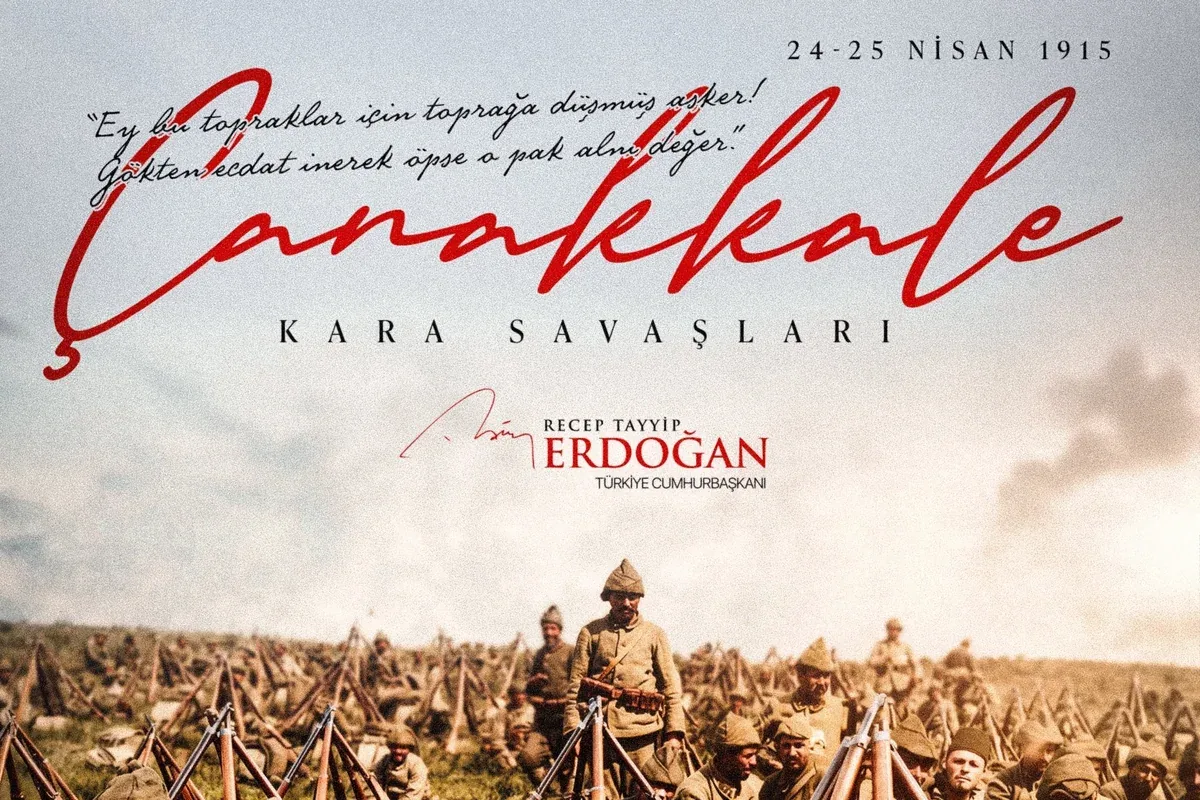 Ərdoğan Çanaqqala zəfəri ilə bağlı paylaşım edib