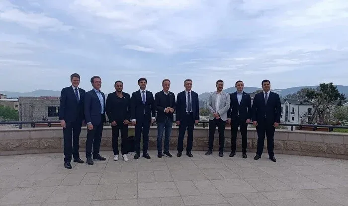 Alman diplomatlar Xankəndidə