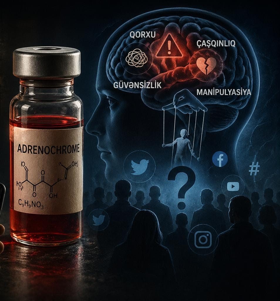 Adrenokrom iddiaları: Miflər, reallıq və psixoloji təsir