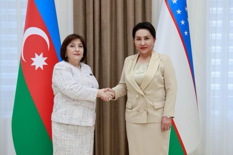 Milli Məclisin sədri Özbəkistan Senatının sədri ilə Buxarada görüşüb