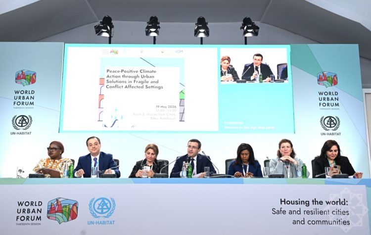 WUF13-də şəhər iqlimi və dayanıqlı urbanizasiya məsələləri müzakirə olunub