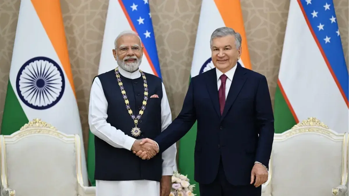 Özbəkistan və Hindistan 2030-cu ilədək ticarət dövriyyəsini 5 mlrd dollara çatdırmağı planlaşdırır