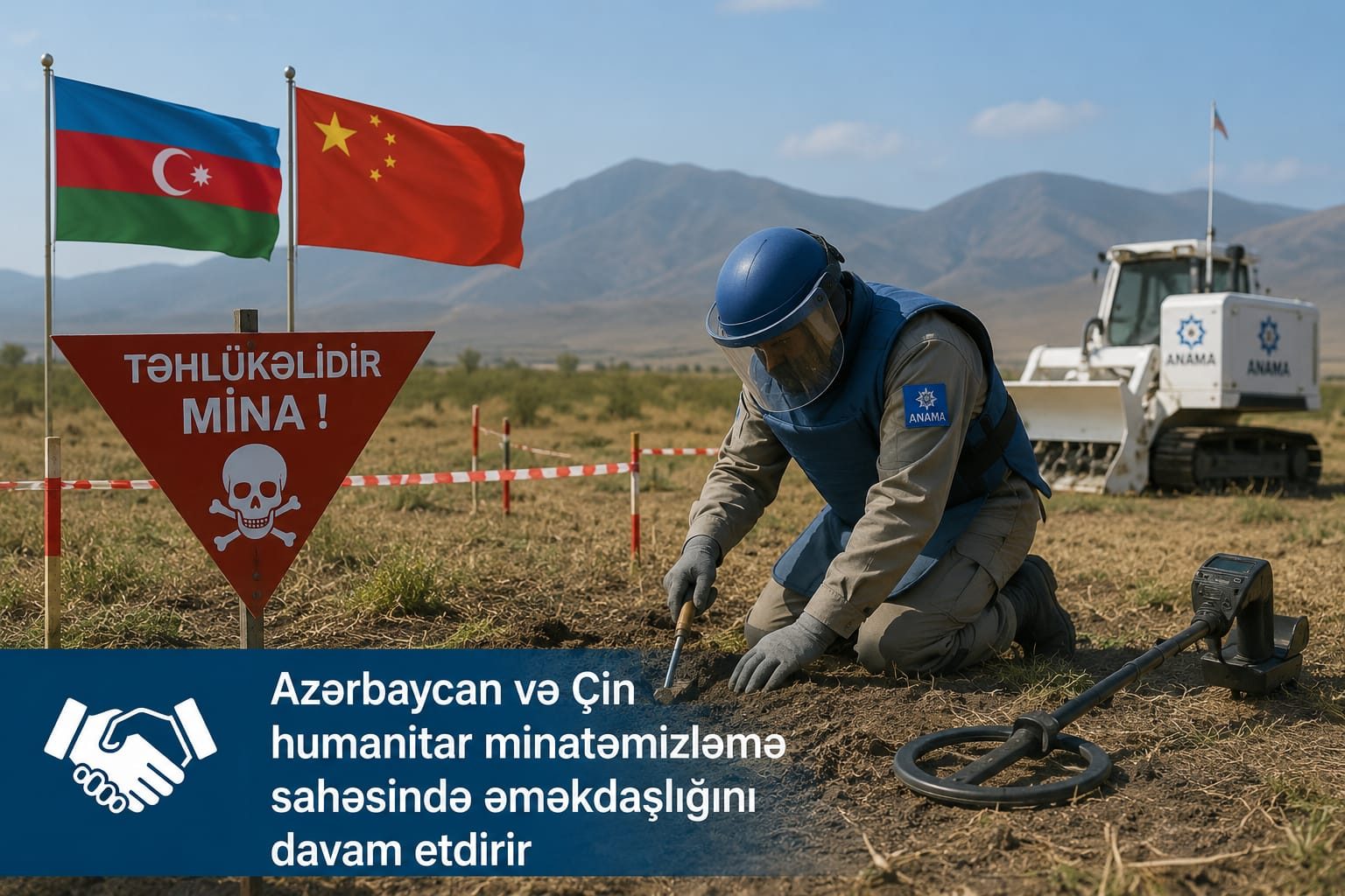 &Ccedil;in-Azərbaycan əməkdaşlığı: Minatəmizləmə prosesi s&uuml;rətlənə bilər
