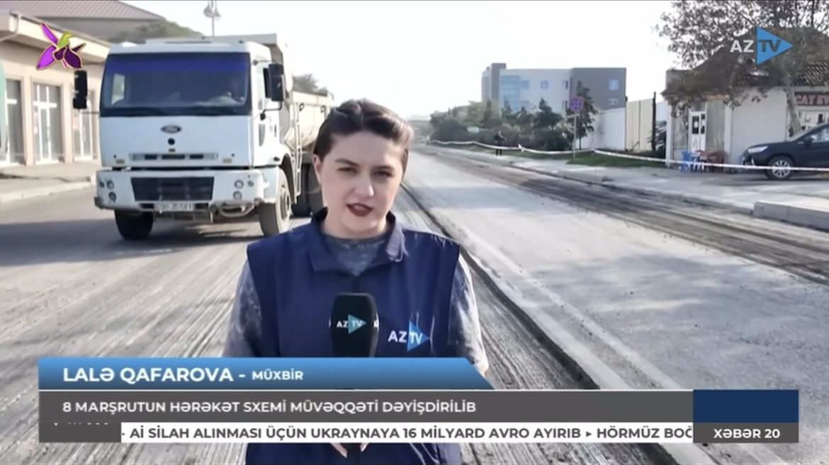 Paytaxt yollarında təmir işləri