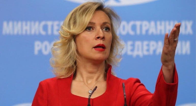 "Zaxarova: Ermənistanın Avrasiya İqtisadi İttifaqının hesabatına reaksiyası tələsik və aqressivdir"