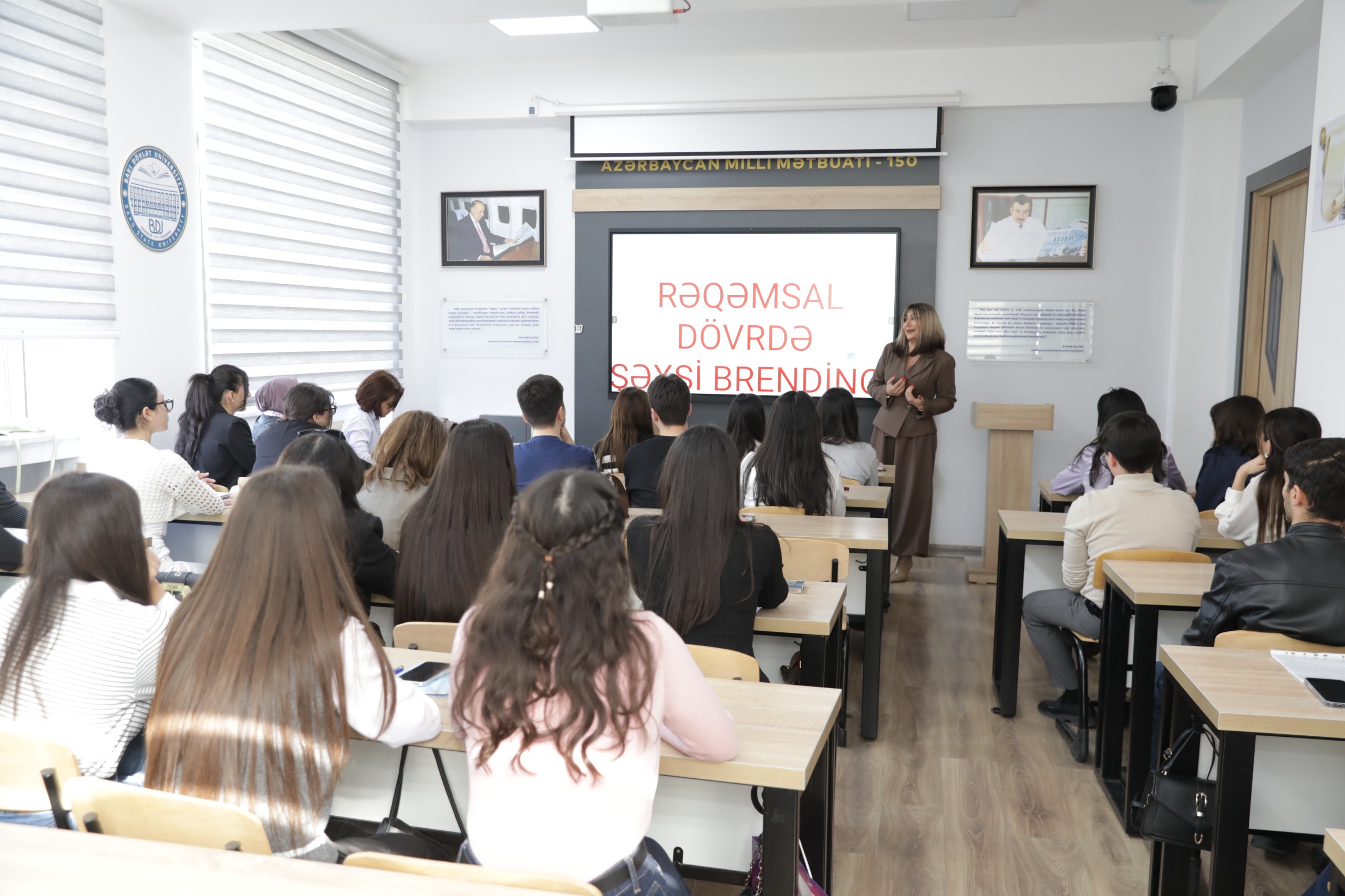 Tələbə jurnalistlər üçün şəxsi brend və imic mövzusunda təlim