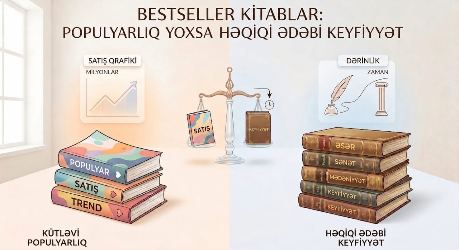 Bestseller kitablar: populyarlıq, yoxsa həqiqi ədəbi keyfiyyət?